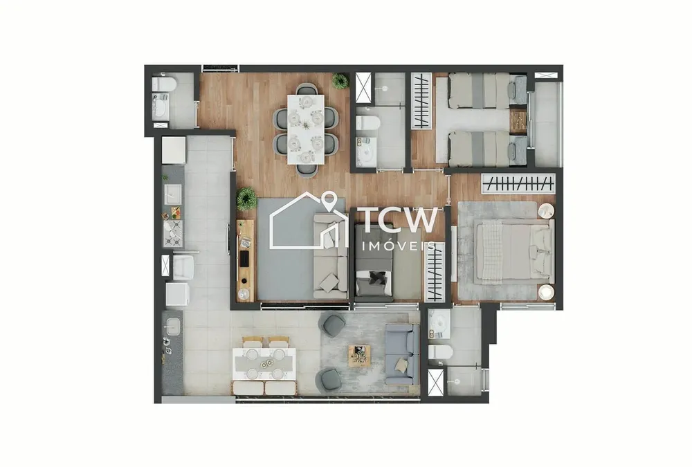 Apartamento, 3 quartos, 89 m² - Foto 15
