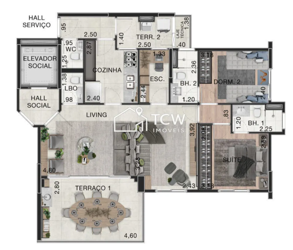 Apartamento, 3 quartos, 95 m² - Foto 11