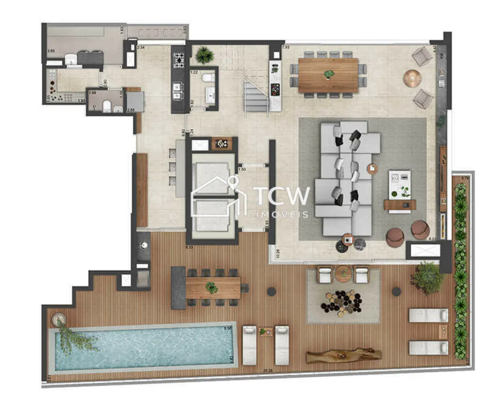 Cobertura, 4 quartos, 500 m² - Foto 4