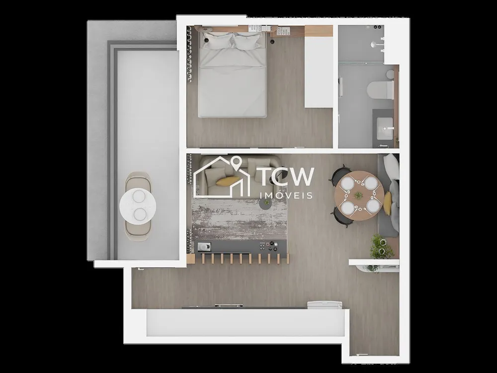 Apartamento, 1 quarto, 38 m² - Foto 11