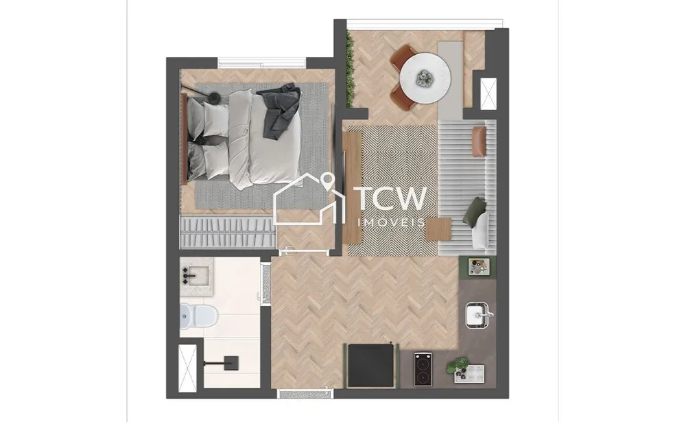 Apartamento, 1 quarto, 29 m² - Foto 8
