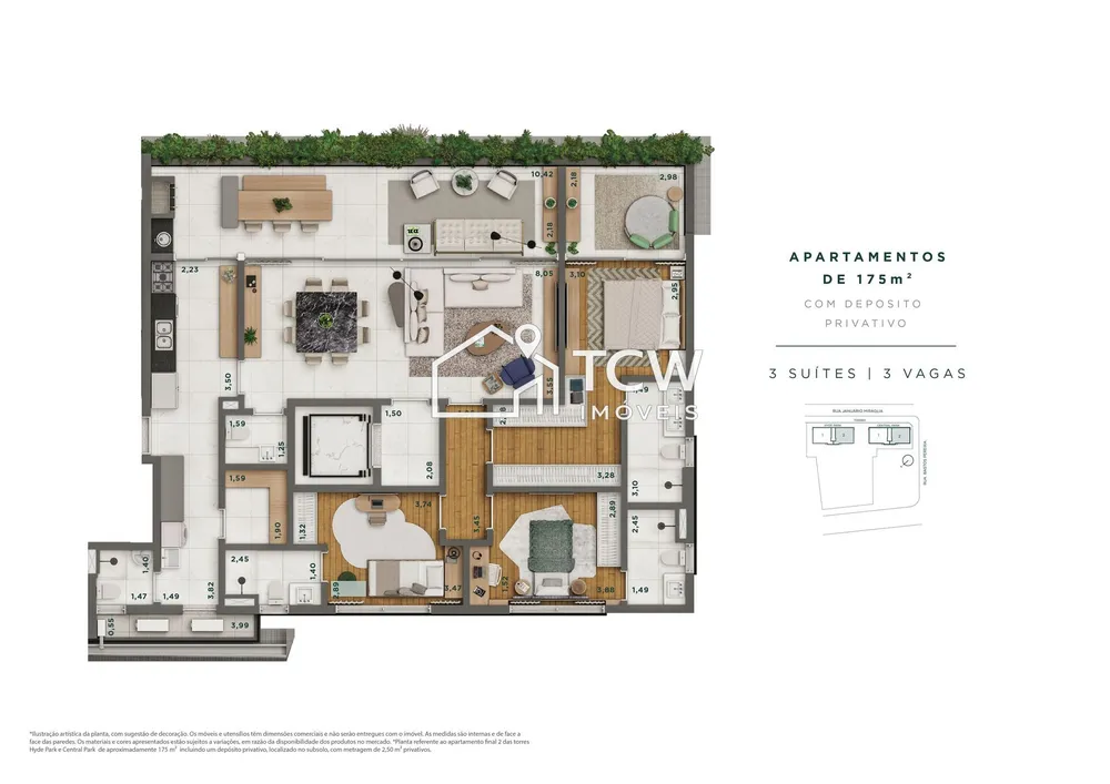 Apartamento, 3 quartos, 175 m² - Foto 12
