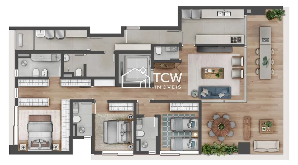 Apartamento, 3 quartos, 171 m² - Foto 6