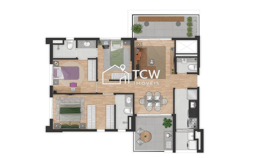 Apartamento, 91 m² - Foto 7
