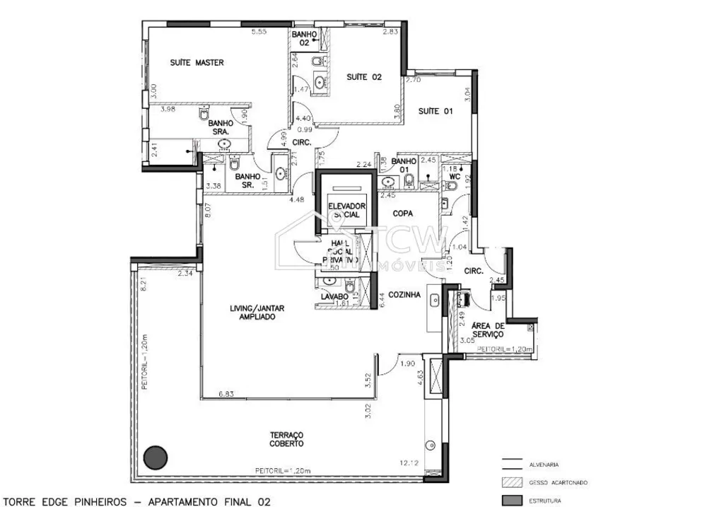 Apartamento, 3 quartos, 230 m² - Foto 2