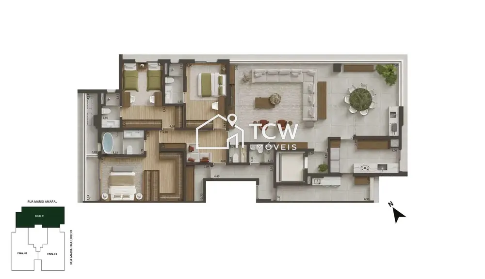Apartamento, 3 quartos, 163 m² - Foto 4