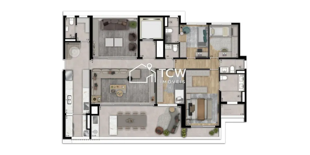 Apartamento, 3 quartos, 143 m² - Foto 6
