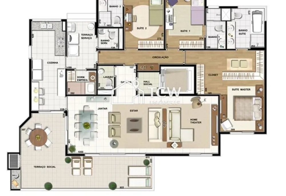 Apartamento, 3 quartos, 190 m² - Foto 6