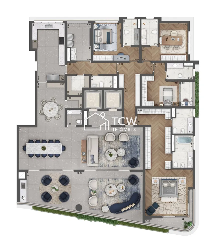 Apartamento, 4 quartos, 493 m² - Foto 8