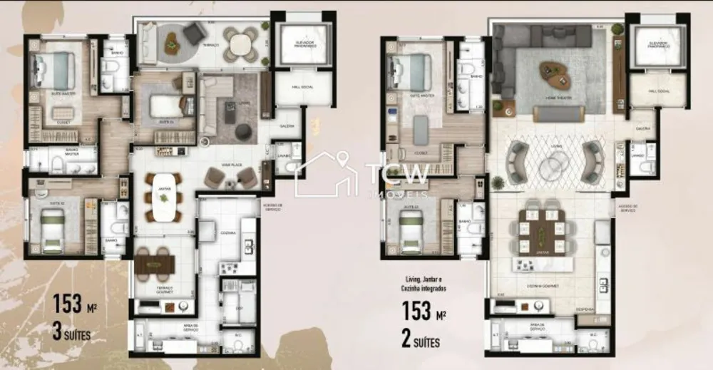 Apartamento, 3 quartos, 153 m² - Foto 3