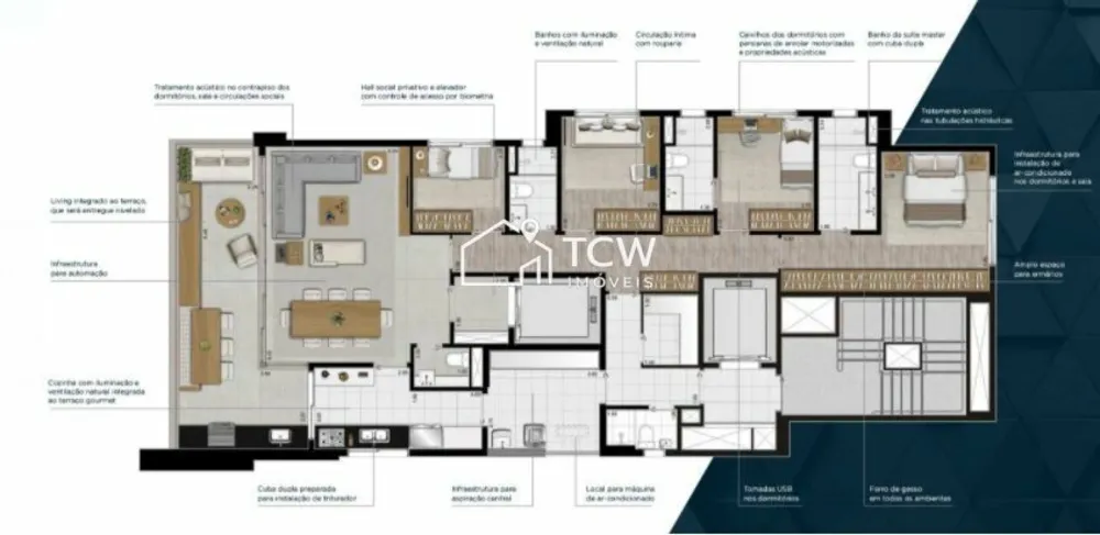 Apartamento, 4 quartos, 170 m² - Foto 8