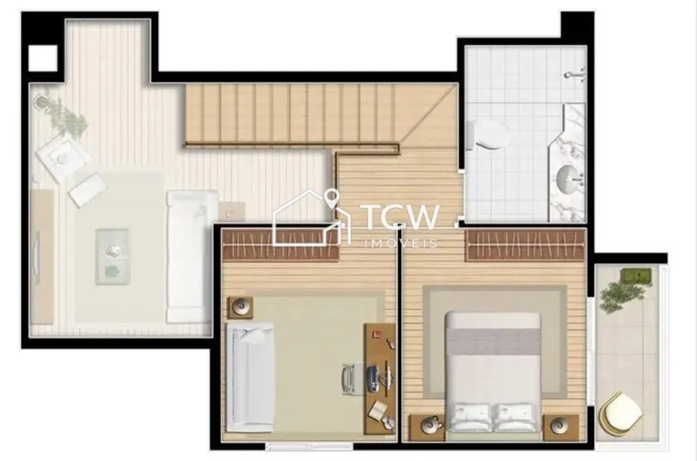 Apartamento, 2 quartos, 85 m² - Foto 3