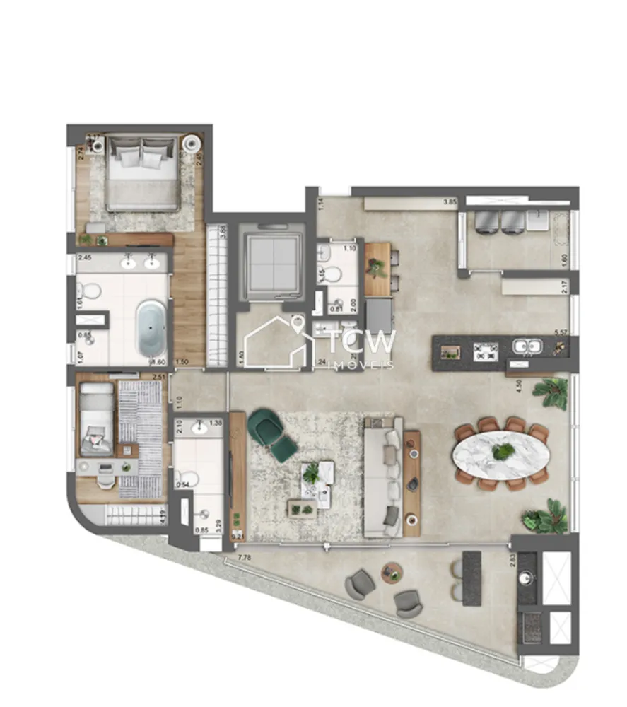 Apartamento, 3 quartos, 152 m² - Foto 8