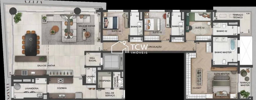 Apartamento, 4 quartos, 261 m² - Foto 16