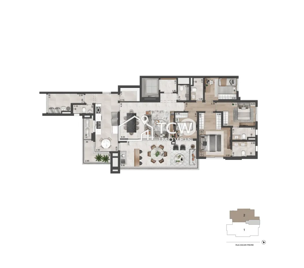 Apartamento, 4 quartos, 172 m² - Foto 12