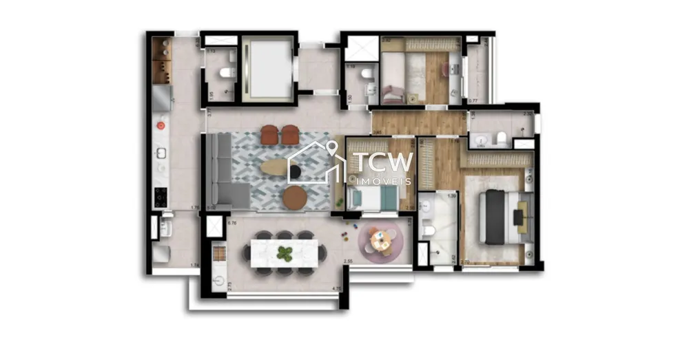 Apartamento, 3 quartos, 111 m² - Foto 8