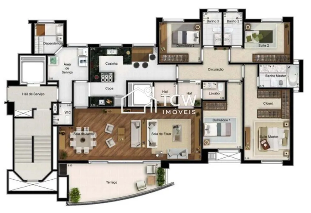 Apartamento, 4 quartos, 183 m² - Foto 12