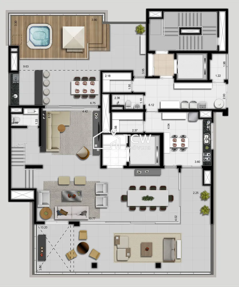 Cobertura, 4 quartos, 475 m² - Foto 3