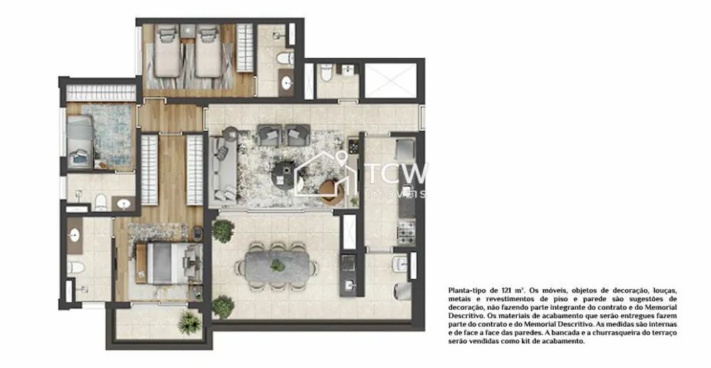 Apartamento, 2 quartos, 105 m² - Foto 12