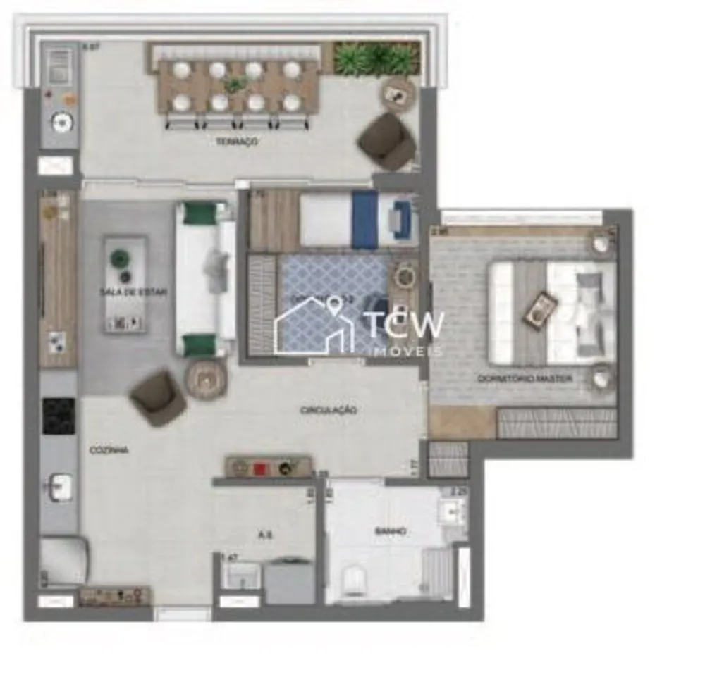 Apartamento, 2 quartos, 70 m² - Foto 12