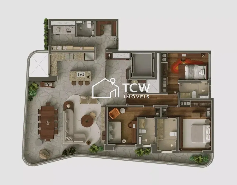 Apartamento, 3 quartos, 183 m² - Foto 12