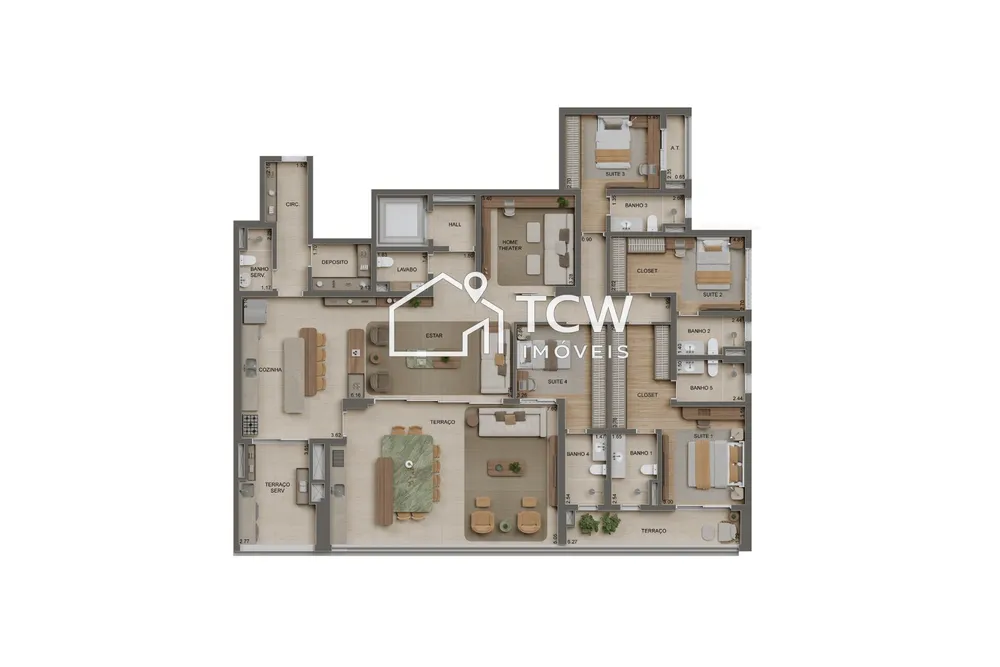 Apartamento, 106 m² - Foto 8