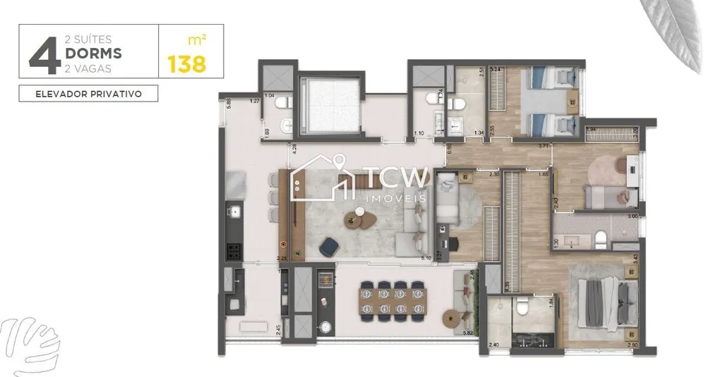 Apartamento, 3 quartos, 82 m² - Foto 12