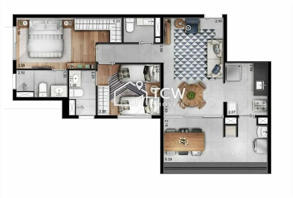 Apartamento, 3 quartos, 112 m² - Foto 12