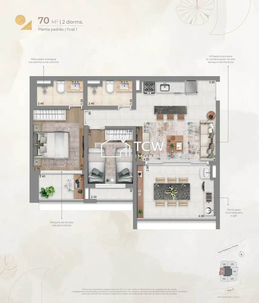 Apartamento, 2 quartos, 94 m² - Foto 10