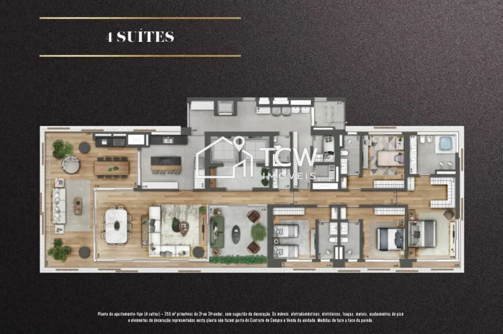 Apartamento, 4 quartos, 355 m² - Foto 12