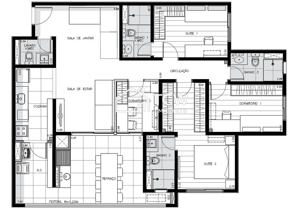 Apartamento, 2 quartos, 68 m² - Foto 12
