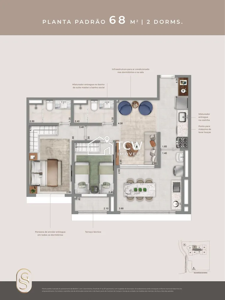 Apartamento, 3 quartos, 89 m² - Foto 8