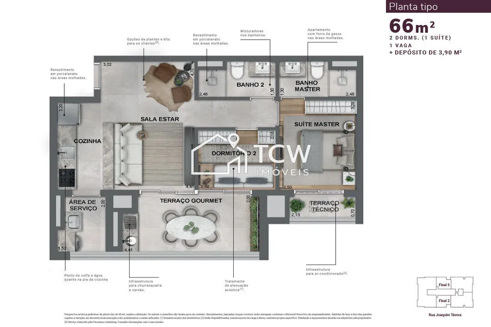 Apartamento, 3 quartos, 96 m² - Foto 12