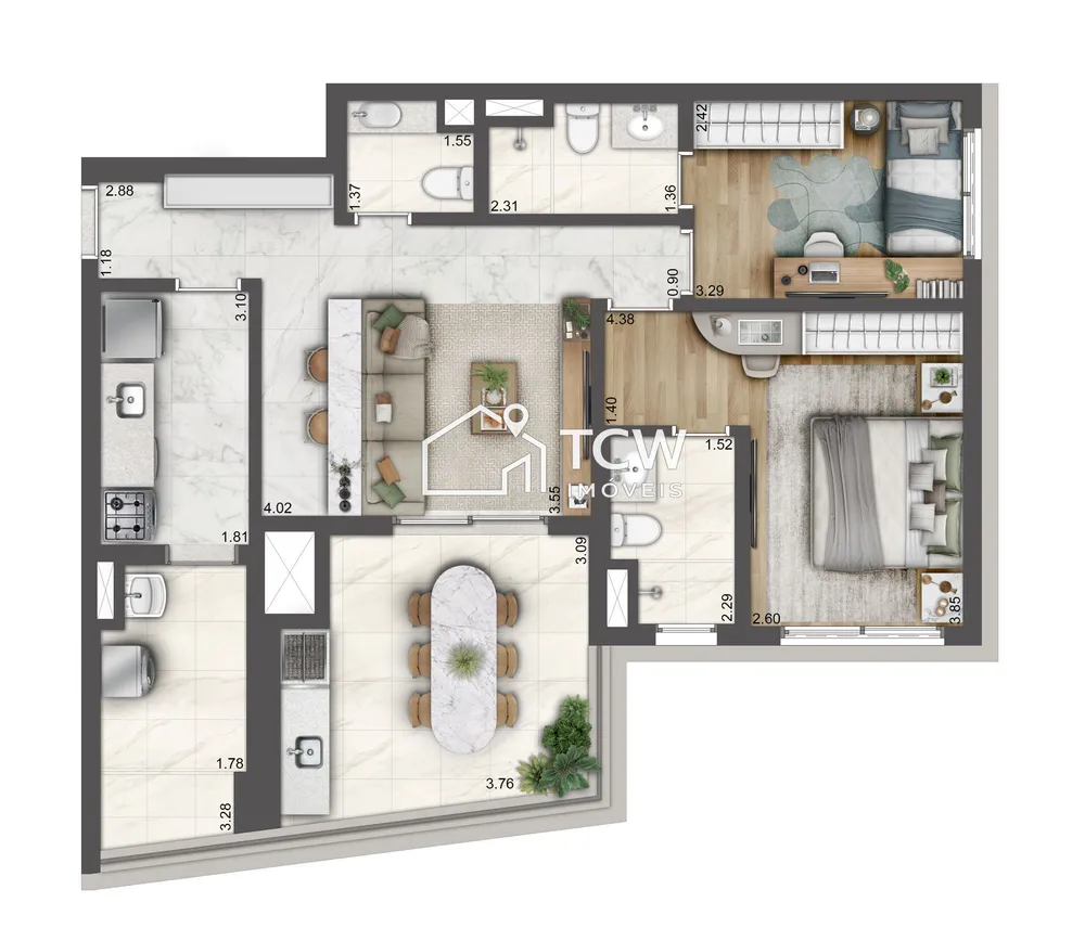 Apartamento, 1 quarto, 25 m² - Foto 8