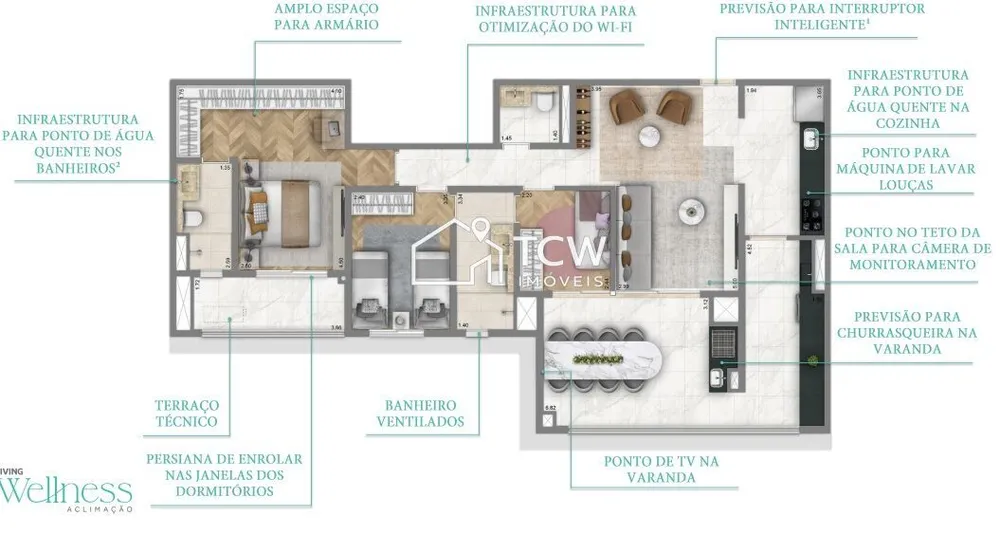 Apartamento, 3 quartos, 108 m² - Foto 12