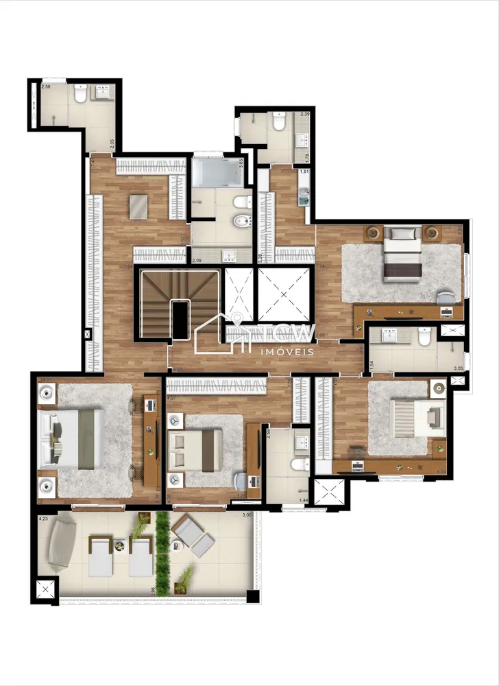 Cobertura, 4 quartos, 454 m² - Foto 4