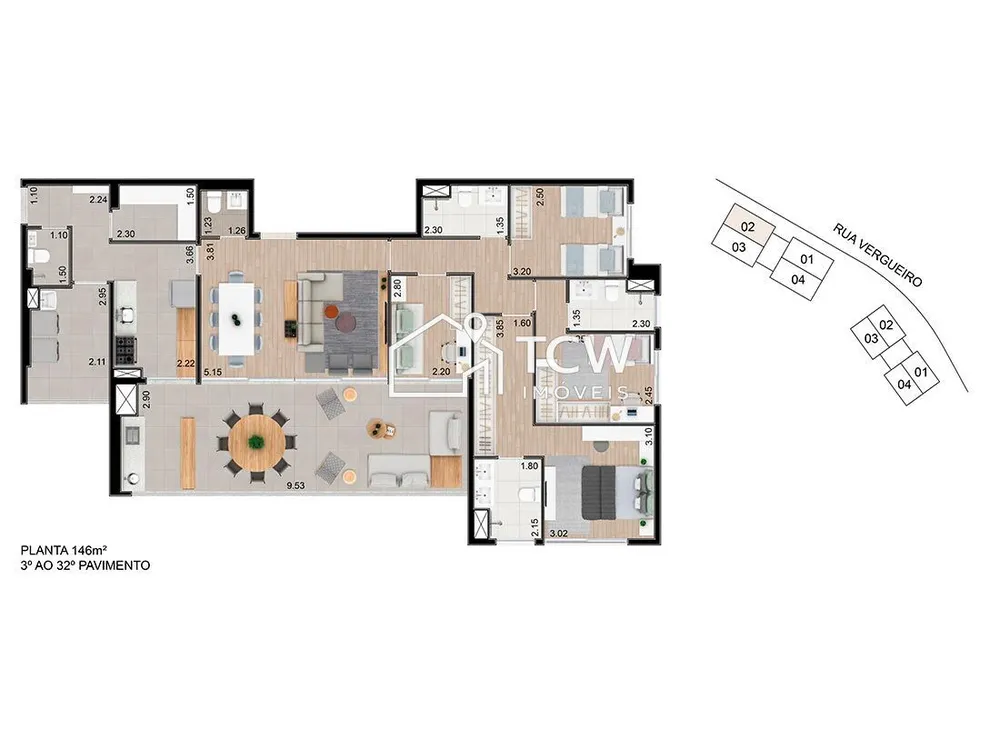 Apartamento, 3 quartos, 115 m² - Foto 11