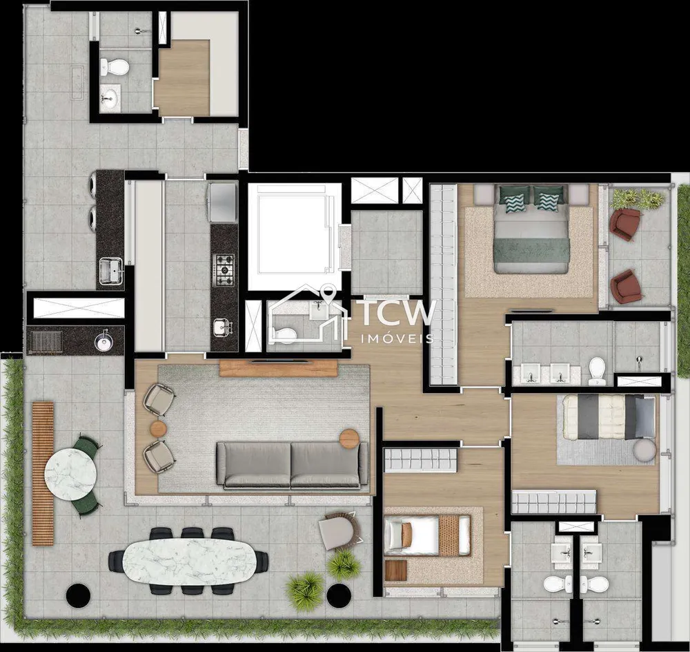 Apartamento, 3 quartos, 147 m² - Foto 7