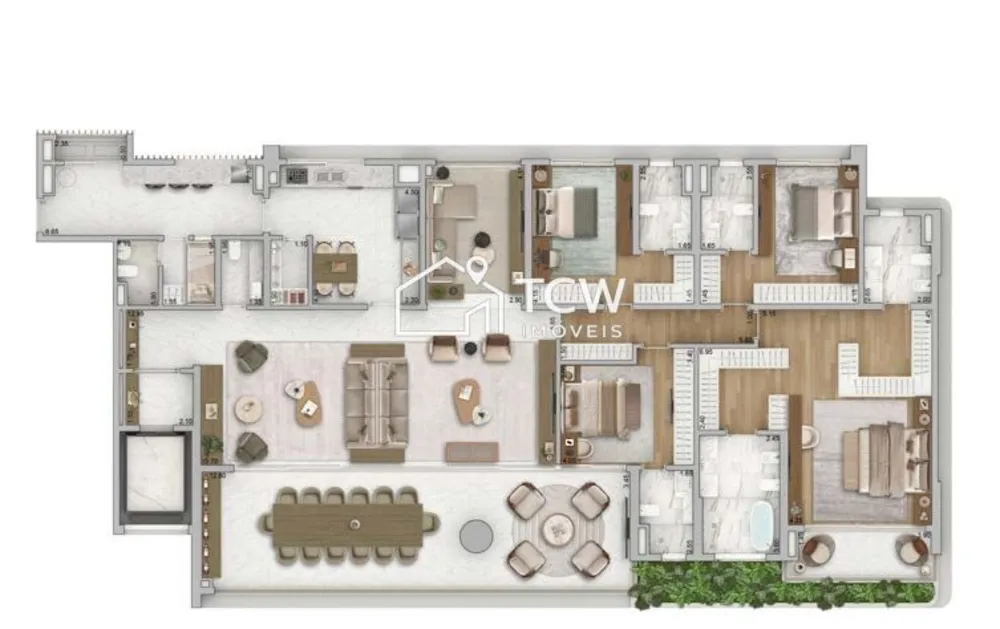Apartamento, 4 quartos, 277 m² - Foto 12