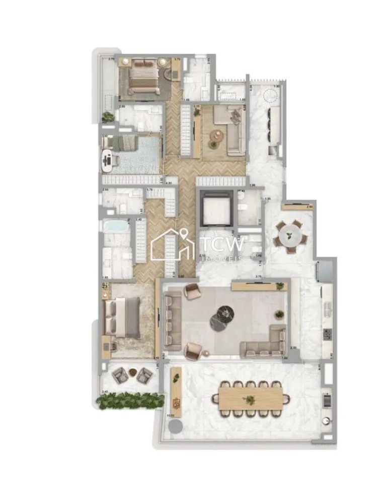 Apartamento, 4 quartos, 277 m² - Foto 11