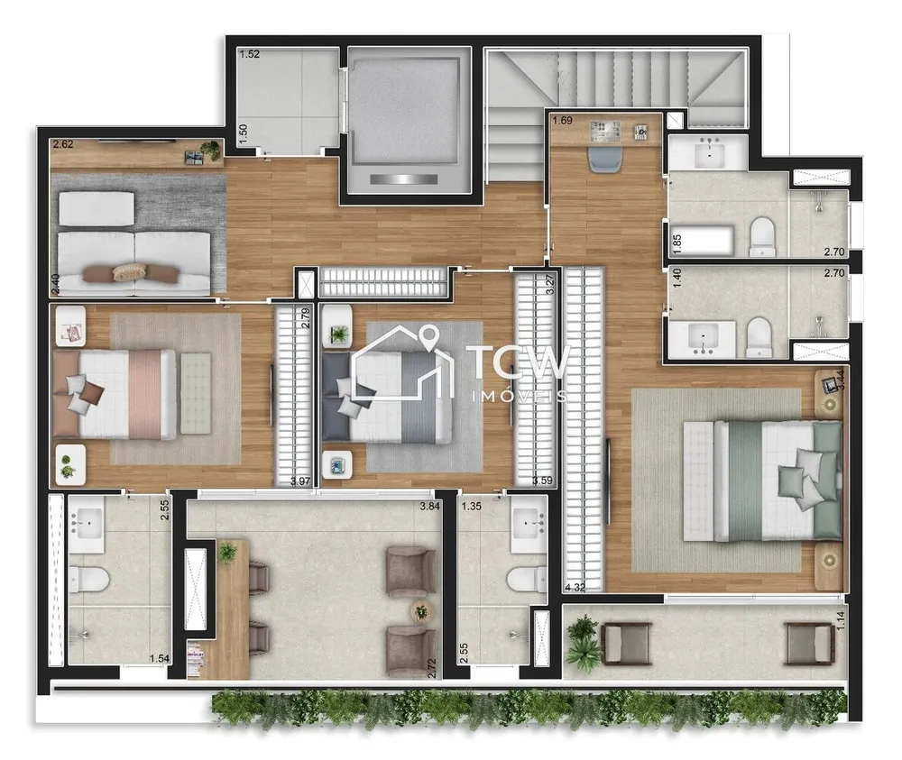 Apartamento, 3 quartos, 244 m² - Foto 3