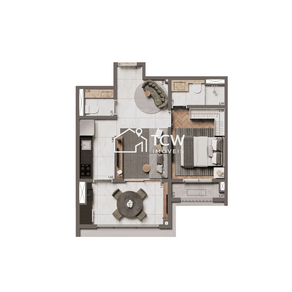 Apartamento, 2 quartos, 84 m² - Foto 9