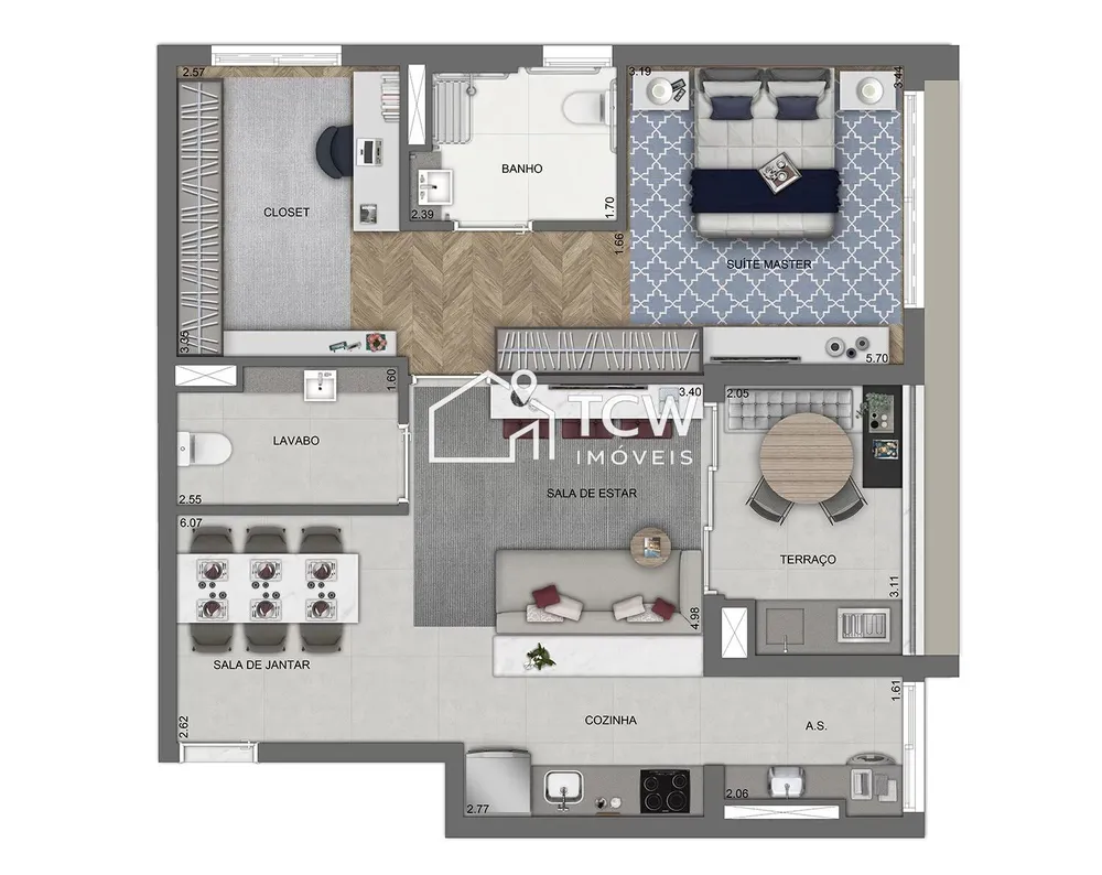 Apartamento, 1 quarto, 75 m² - Foto 10