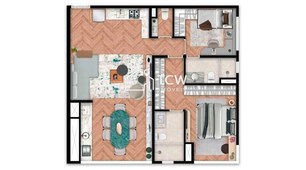 Apartamento, 2 quartos, 75 m² - Foto 8