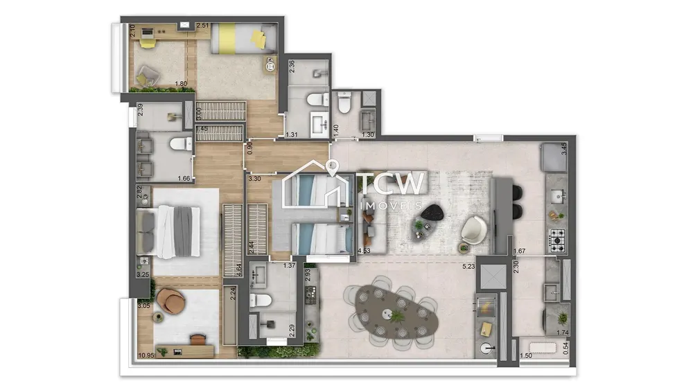 Apartamento, 3 quartos, 84 m² - Foto 5