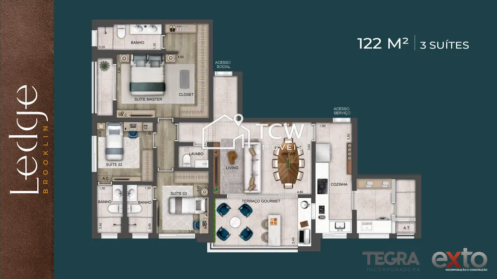Apartamento, 2 quartos, 70 m² - Foto 5