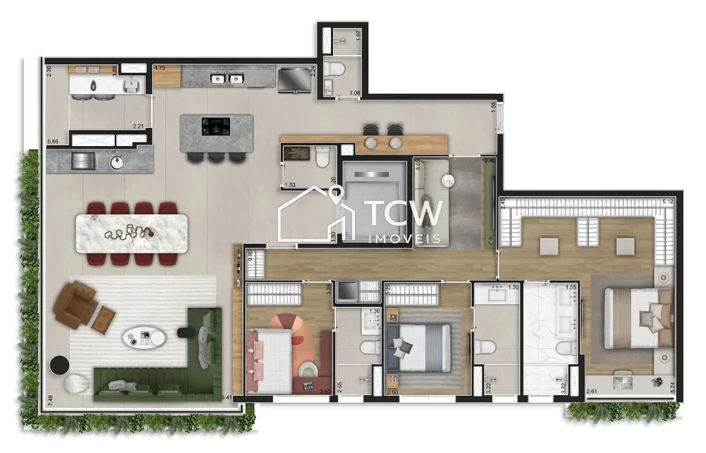 Apartamento, 3 quartos, 123 m² - Foto 14