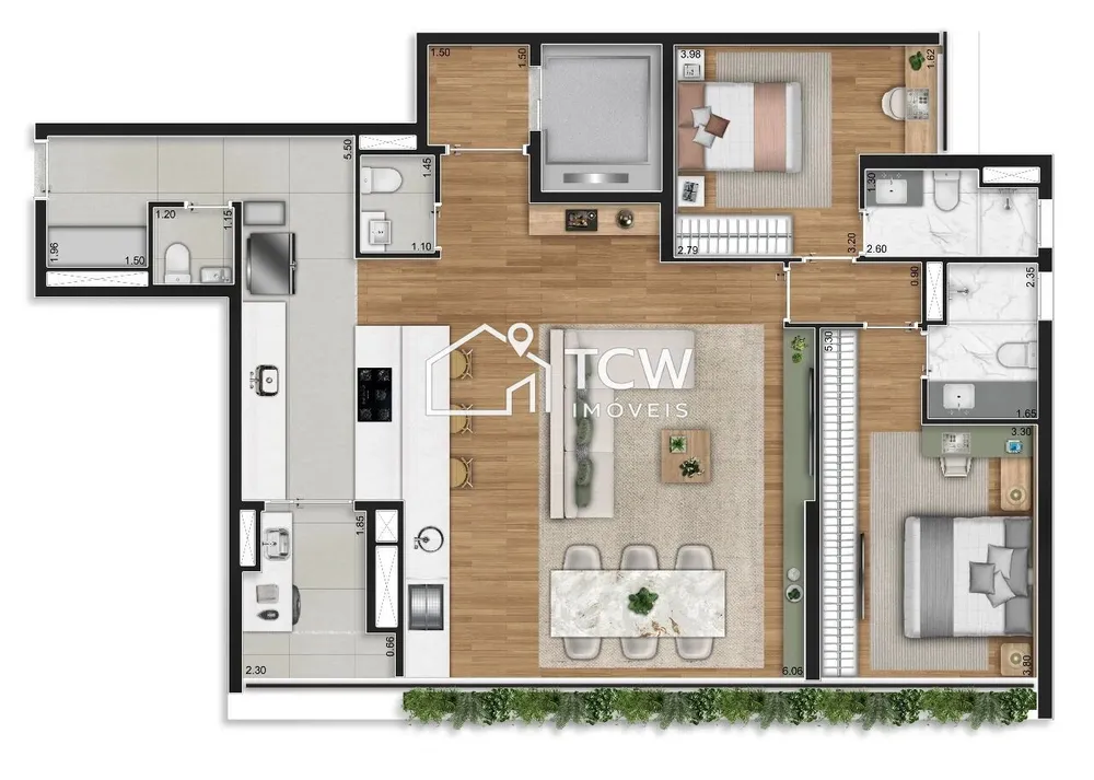 Apartamento, 3 quartos, 123 m² - Foto 5