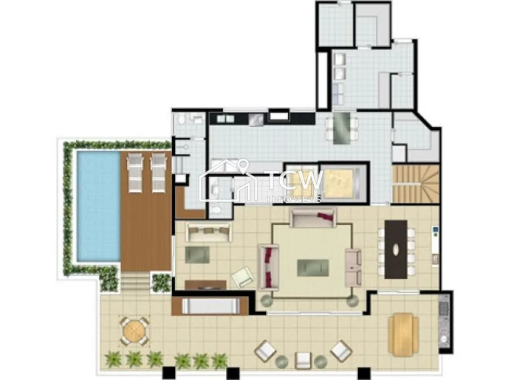 Cobertura, 4 quartos, 361 m² - Foto 12