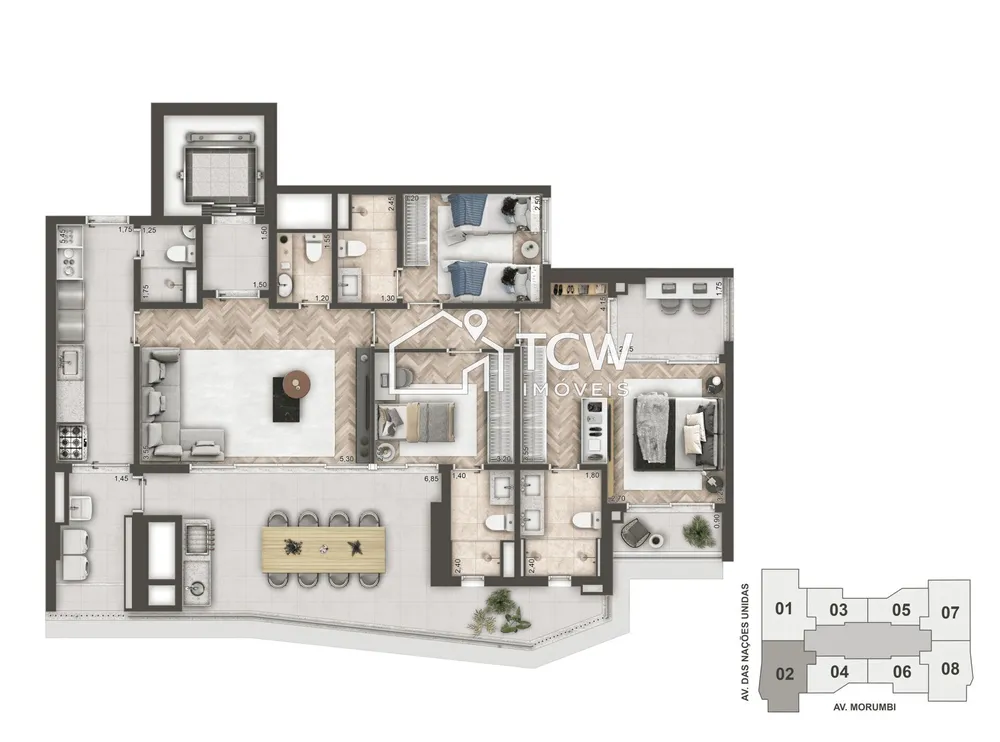 Apartamento, 3 quartos, 144 m² - Foto 12